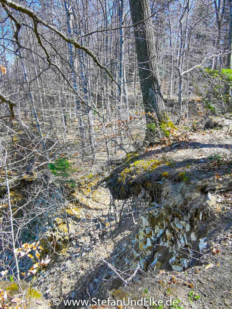 Bergrutsch bei Mössingen, Baden-Württemberg, Deutschland