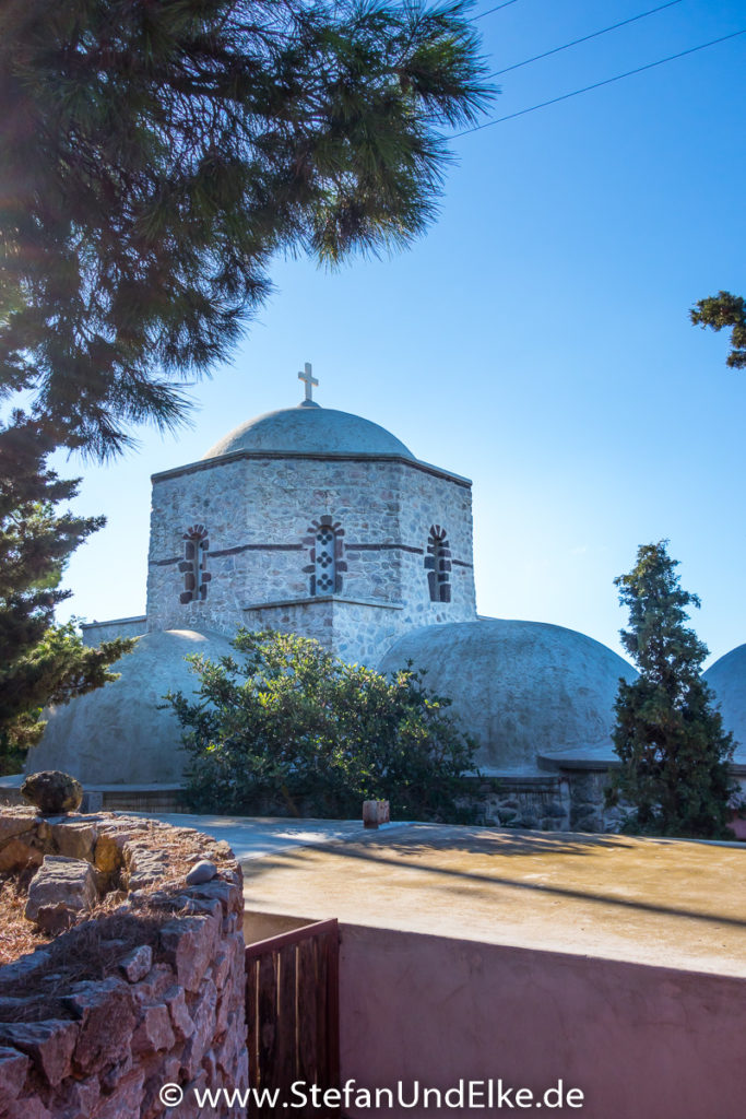 Prophet Elias Monastery, Insel Santorini, Griechenland