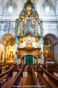 Die Kirche Sant Andreu, Santanyi, Balearen