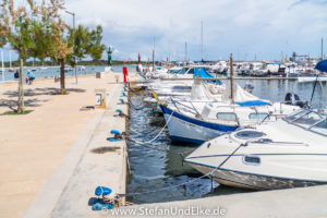 Am Hafen von Colónia de St. Jordi, Insel Mallorca, Spanien