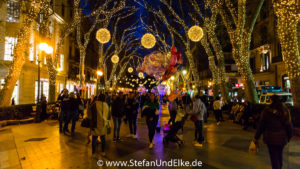 Weihnachtsmarkt in Palma, Insel Mallorca, Spanien