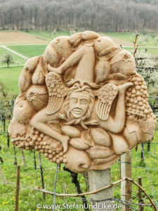 Baden-Württembergs höchster Weinberg bei Weilheim, Deutschland