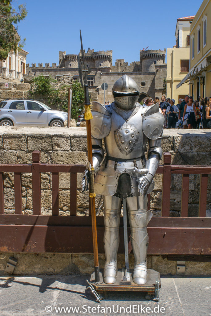 okratesstraße in der Altstadt von Rhodos