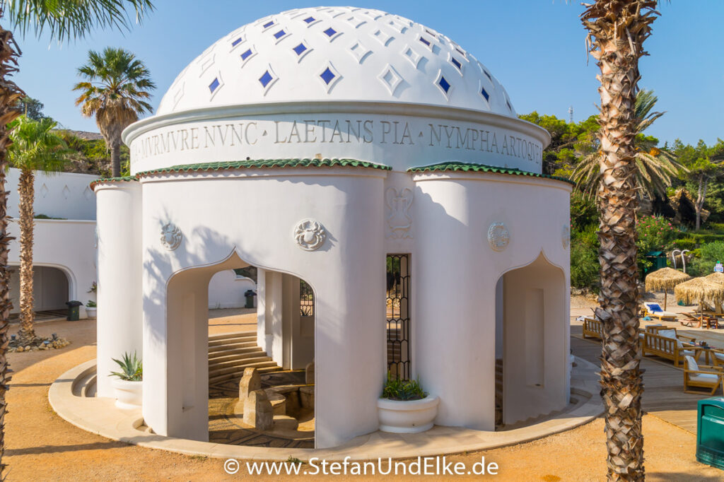 Thermalquellen von Kallithéa an der Ostküste der Insel Rhodos