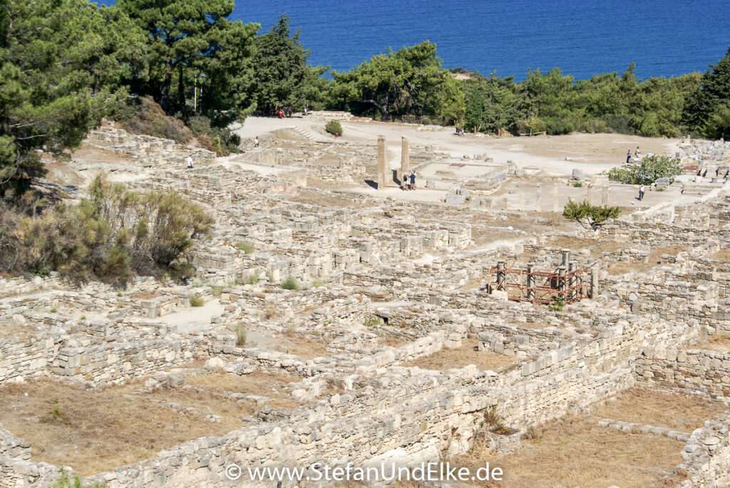 Ausgrabung von Kamiros an der Westküste von Rhodos