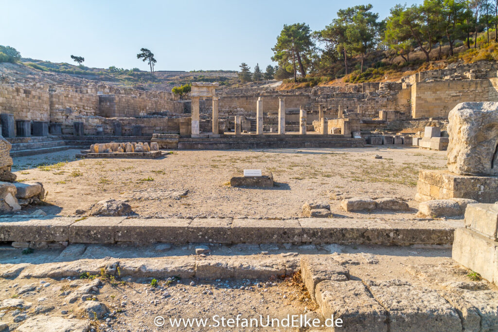Ausgrabung von Kamiros an der Westküste von Rhodos