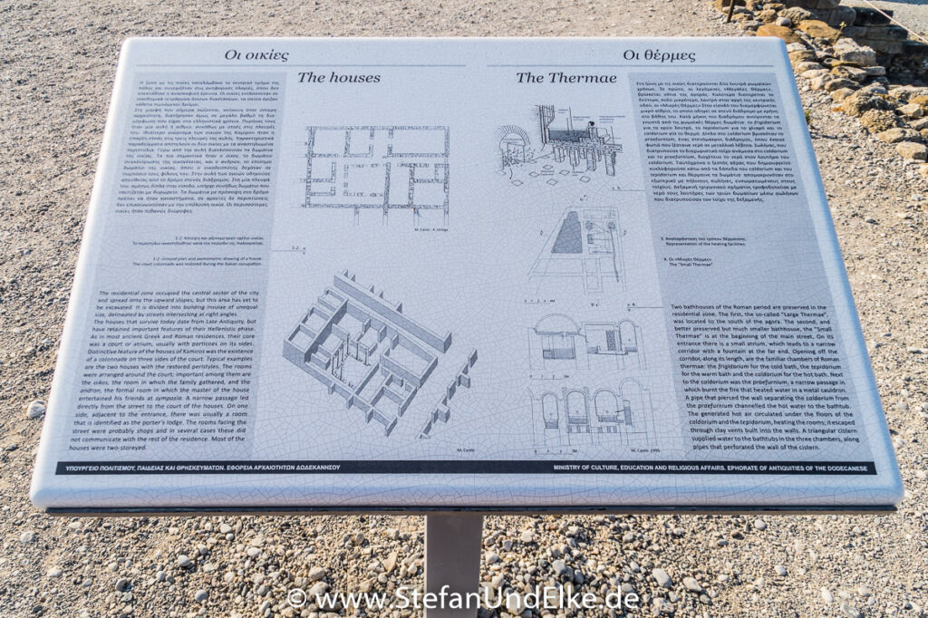 Ausgrabung von Kamiros an der Westküste von Rhodos