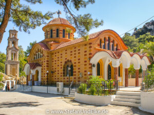 Das Kloster des heiligen Nektarios bei Archipoli, Insel Rhodos, Griechenland