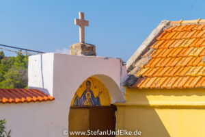 Das Kloster Panagia Kalopetra bei Psithos, Rhodos, Griechenland -  - Klöster, Kirchen und Kapellen