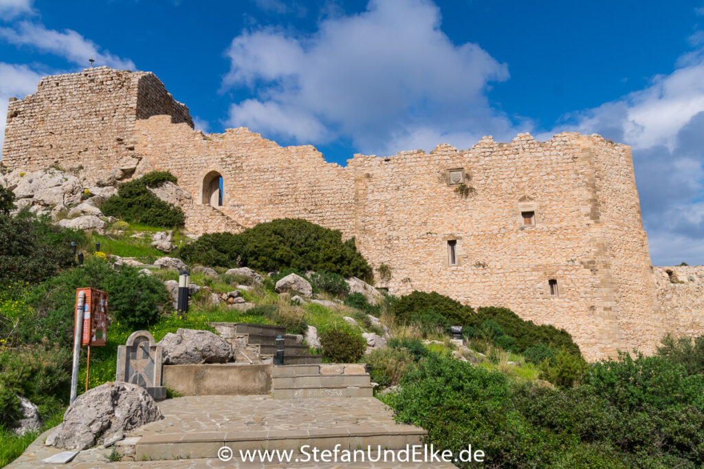 Kritina Castle an der Westküste von Rhodos
