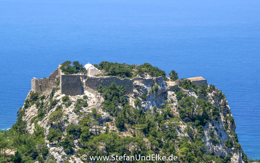 Burgfestung Monolithos an der Westküste von Rhodos