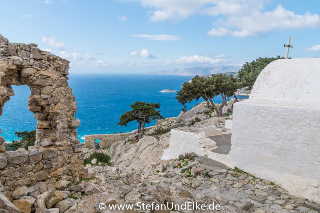 Burgfestung Monolithos an der Westküste von Rhodos