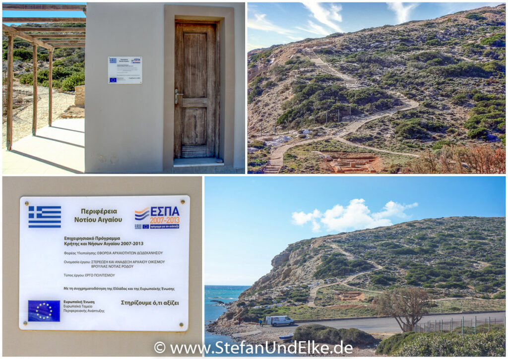 Ausgrabungsstätte Vroulia an der Südwestspitze der Insel Rhodos