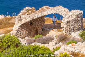 Das Paleokastro auf der Insel Kastellorizo, Griechenland