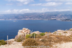 Das Paleokastro auf der Insel Kastellorizo, Griechenland