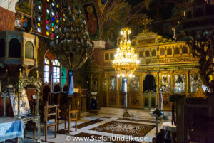 Die neue Kirche Agios Panteleimon in Siana, Insel Rhodos, Griechenland