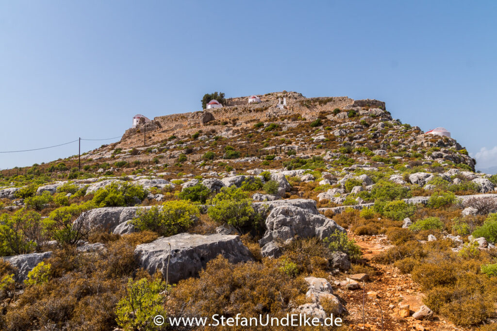 Das Paleokastro auf der Insel Kastellorizo, Griechenland