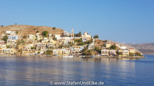 Insel Symi, Ortsteil Gialos, Ankunft am Hafen