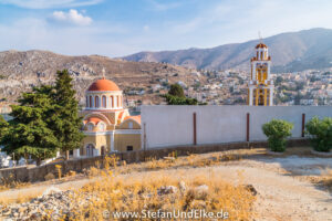 Die Kirche Evangelistria auf der Insel Symi