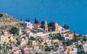 Die Kirche Evangelistria auf der Insel Symi