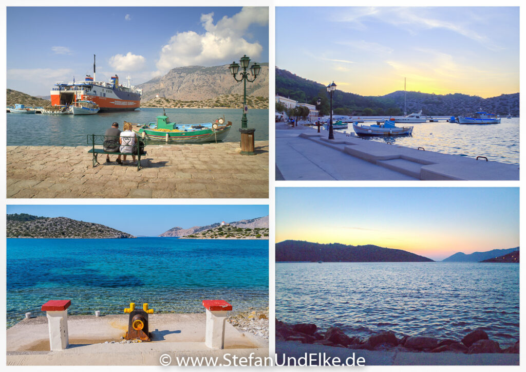 Im Hafen von Panormitis – Insel Symi, Griechenland