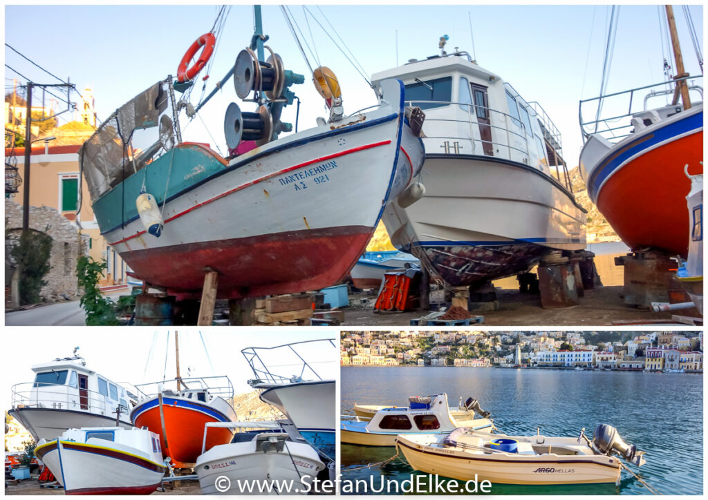 Die Werft Charani auf der Insel Symi