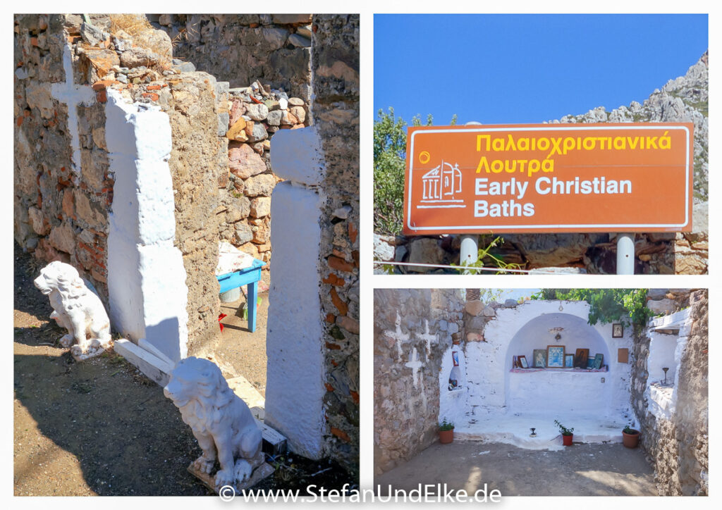 Early Christian Baths auf der Insel Telendos