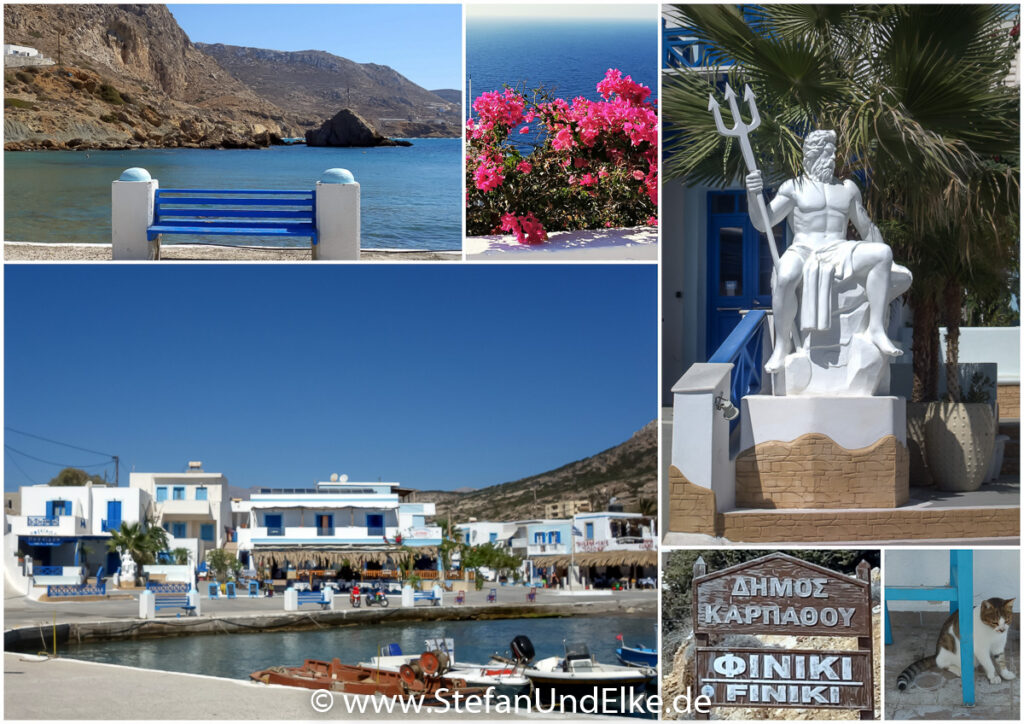 Das beschauliche Örtchen Finiki auf der Insel Karpathos