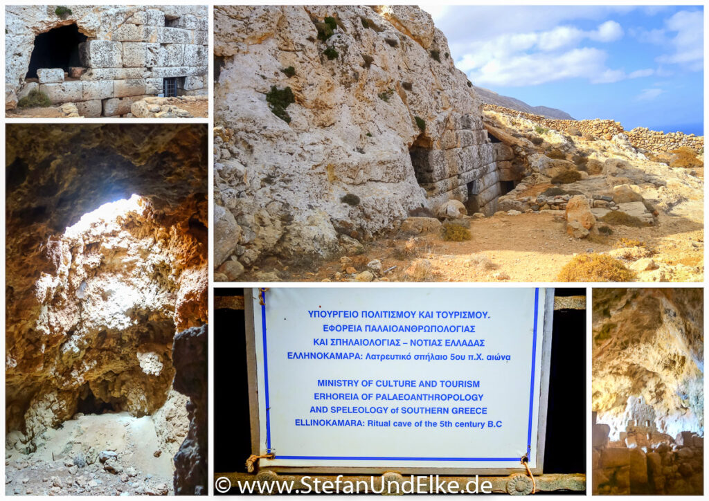 Die Ellinokamara Höhle auf der Insel Kasos