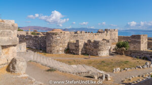 In der Burg Neratzia auf der Insel Kos