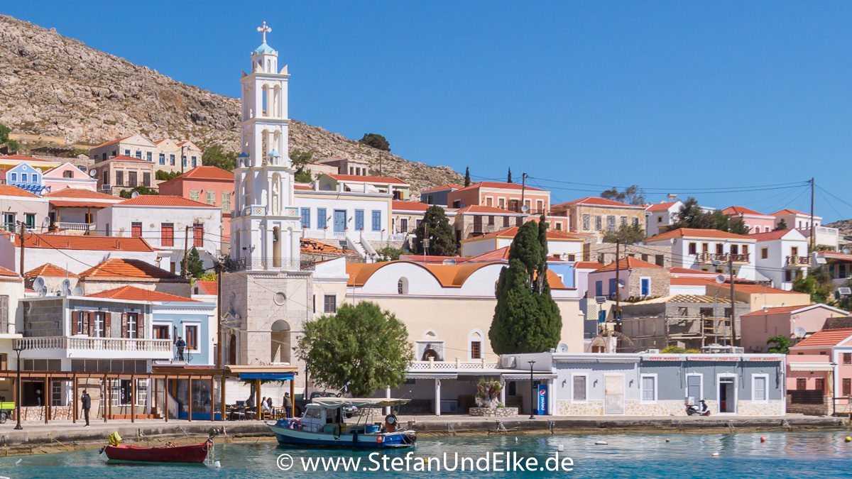 Agios Nikolaos auf der Insel Chalki
