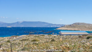 Fischfarm beim Kania Beach