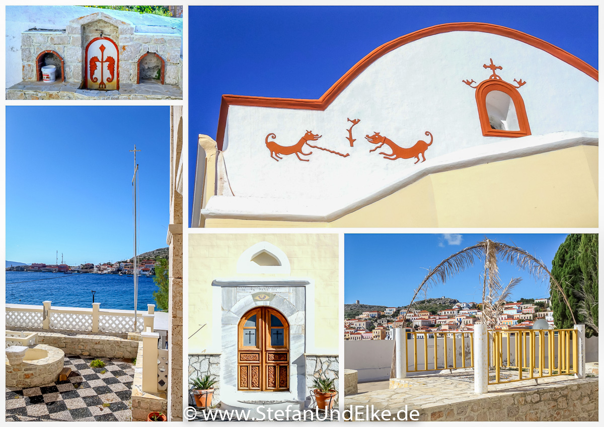 Der Innenhof von Agios Nikolaos