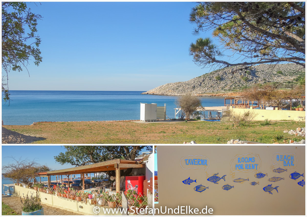 Pondamos Beach auf der Insel Chalki