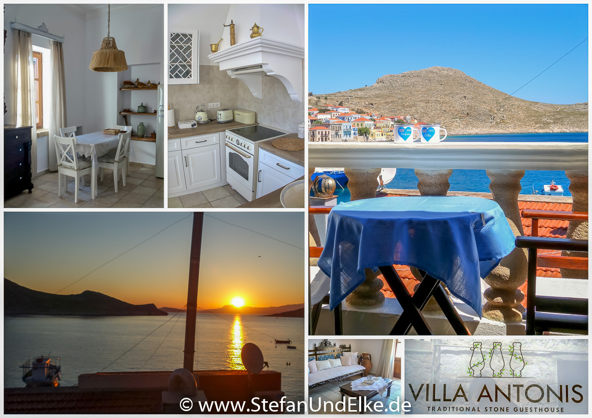 Unsere Unterkunft auf der Insel Chalki - Die Villa Antonis