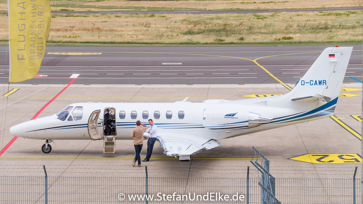 Cessna 560 Citation Encore+ D-CAWR, EDVE (BWE) VFH Braunschweig, Aerowest