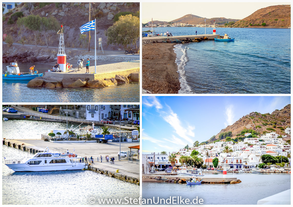 Am Hafen der Insel Patmos