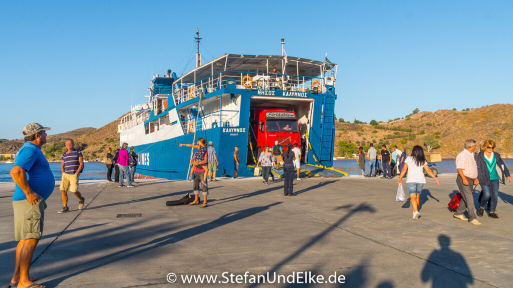 Ankunft auf der Insel Patmos
