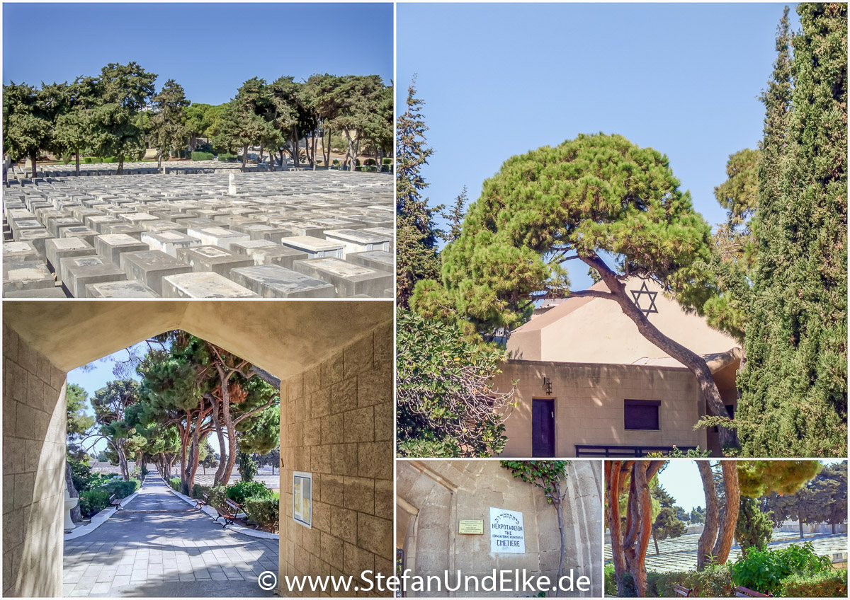 Der jüdische Friedhof auf der Insel Rhodos