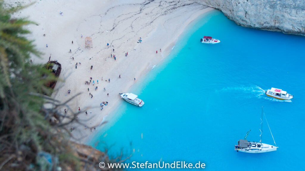 Navagio Beach auf der Insel Zakynthos