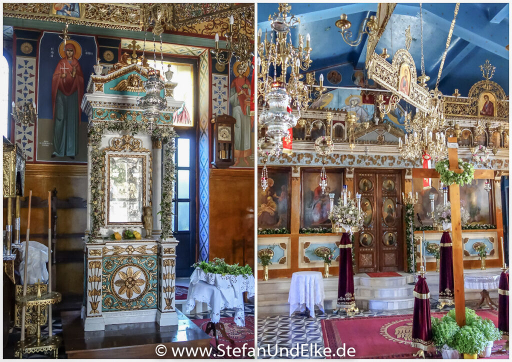 In der Hauptkirche des Kloster Kathara