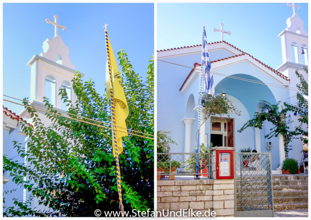 Die Kirche Agios Nicholaos ton Xenon in Vathy auf der Insel Ithaka