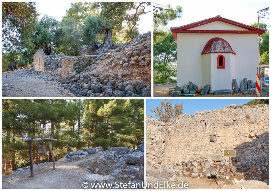 Die Ruinen des Kloster Fanantes und St. Nikolaos auf der Insel Kefalonia