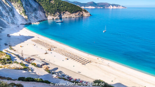 Myrtos Beach auf der Insel Kefalonia