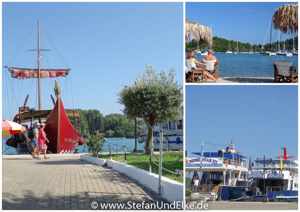 Die Strandpromenade von Nidri