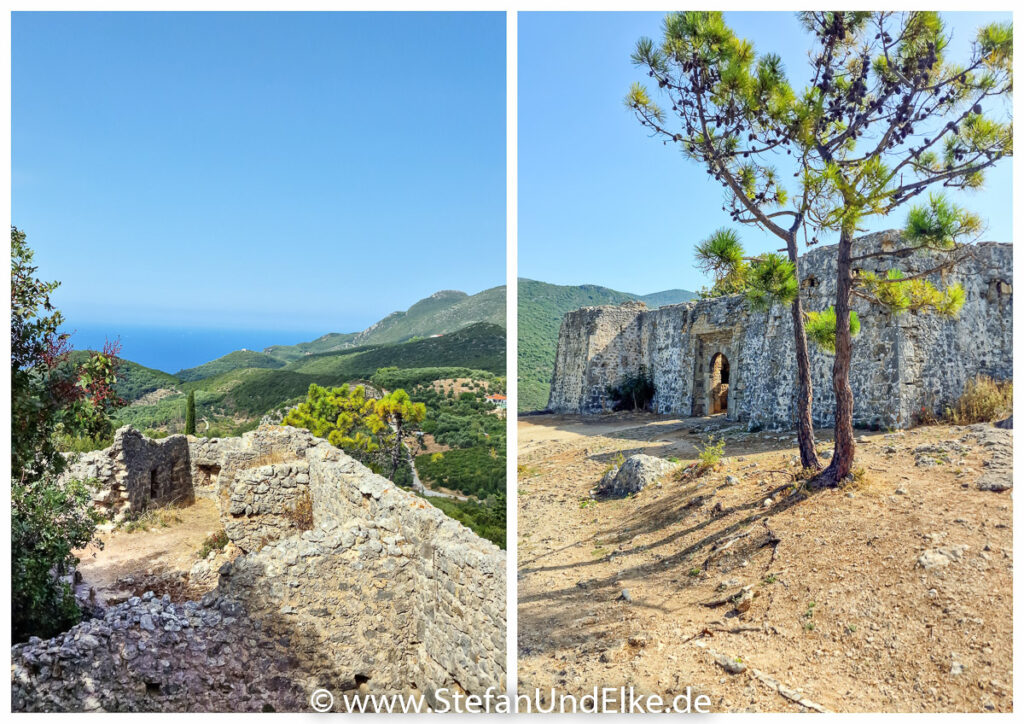 Aussicht genießen von der Burg des Ali Pasha