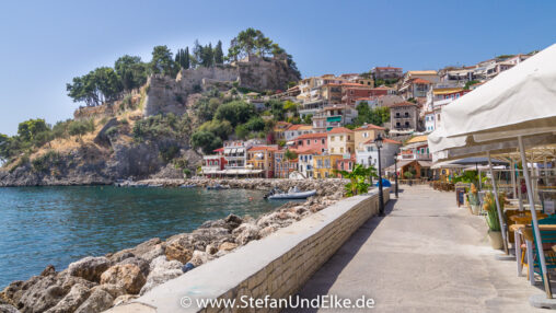 Die Promenade in Parga