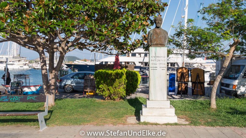 Die Statue von Eleftherios Venizelos in Preveza