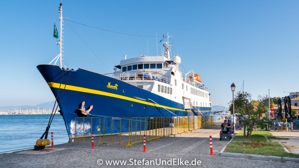 Das Kreuzfahrtschiff Monet in Preveza