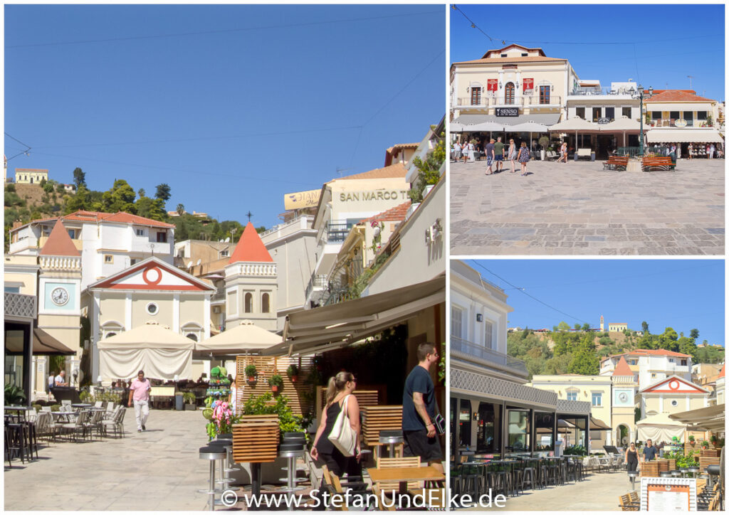 Agios Markos Platz in Zakynthos Stadt